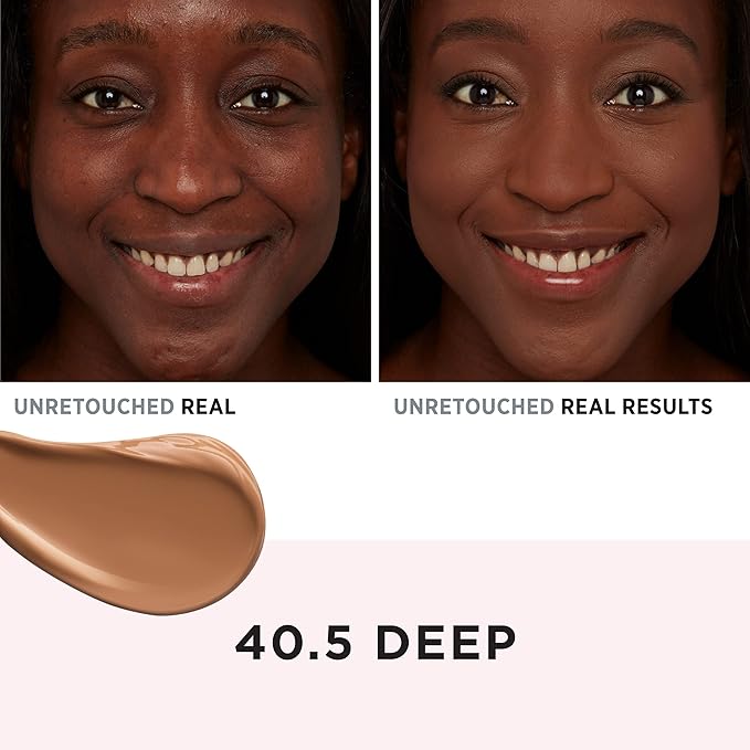 IT Cosmetics Makeup Set - Includes Supersize Bye Bye Under Eye Concealer (40.5 Deep) + Heavenly Luxe Complexion Perfection Concealer Brush (1 fl oz) - with Collagen, Hyaluronic Acid & Antioxidants-Velvo Beauty