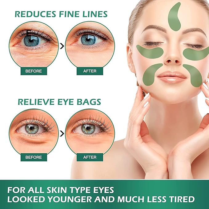 VANELC Eye Mask,Under Eye Patches with Collagen Seaweed,Eye Gel Treatment Masks For Dark Circles , Under Eye Bags Treatment, Natural Eye Masks for Puffy Eyes, Under eye Dark Circles,Anti-Wrinkle-Velvo Beauty