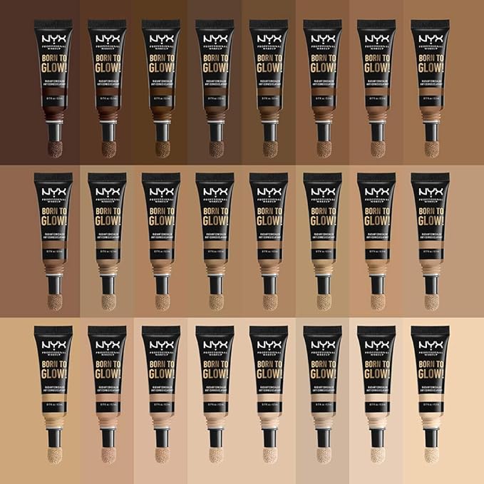 NYX PROFESSIONAL MAKEUP Born To Glow Radiant Concealer, Medium Coverage - Walnut-Velvo Beauty