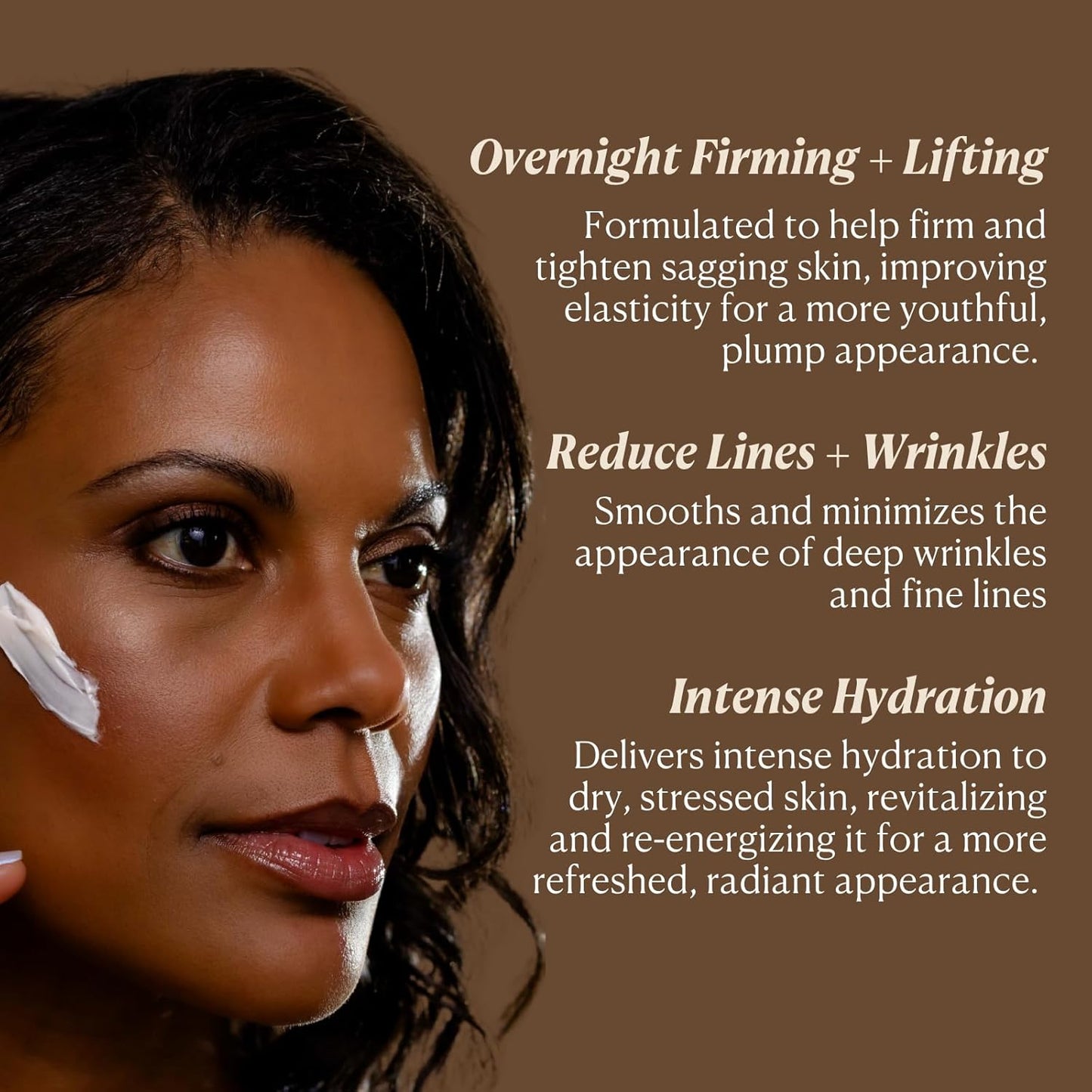 Nakery Lift-Tox Night Cream for Women - Overnight Anti Wrinkle Face Cream for Firmer & Smoother Complexion - Hydrating Night Cream for Women with Crepey Skin - Rich Night Face Cream for Mature Skin-Velvo Beauty