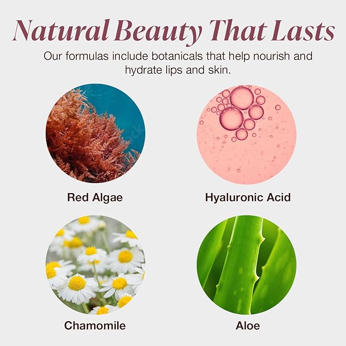 Mineral Fusion 2-in-1 Lip & Cheek Stain Rose, 0.10 fl oz, Rosey Pink hydrating, long-lasting, matte lip and cheek color-Velvo Beauty