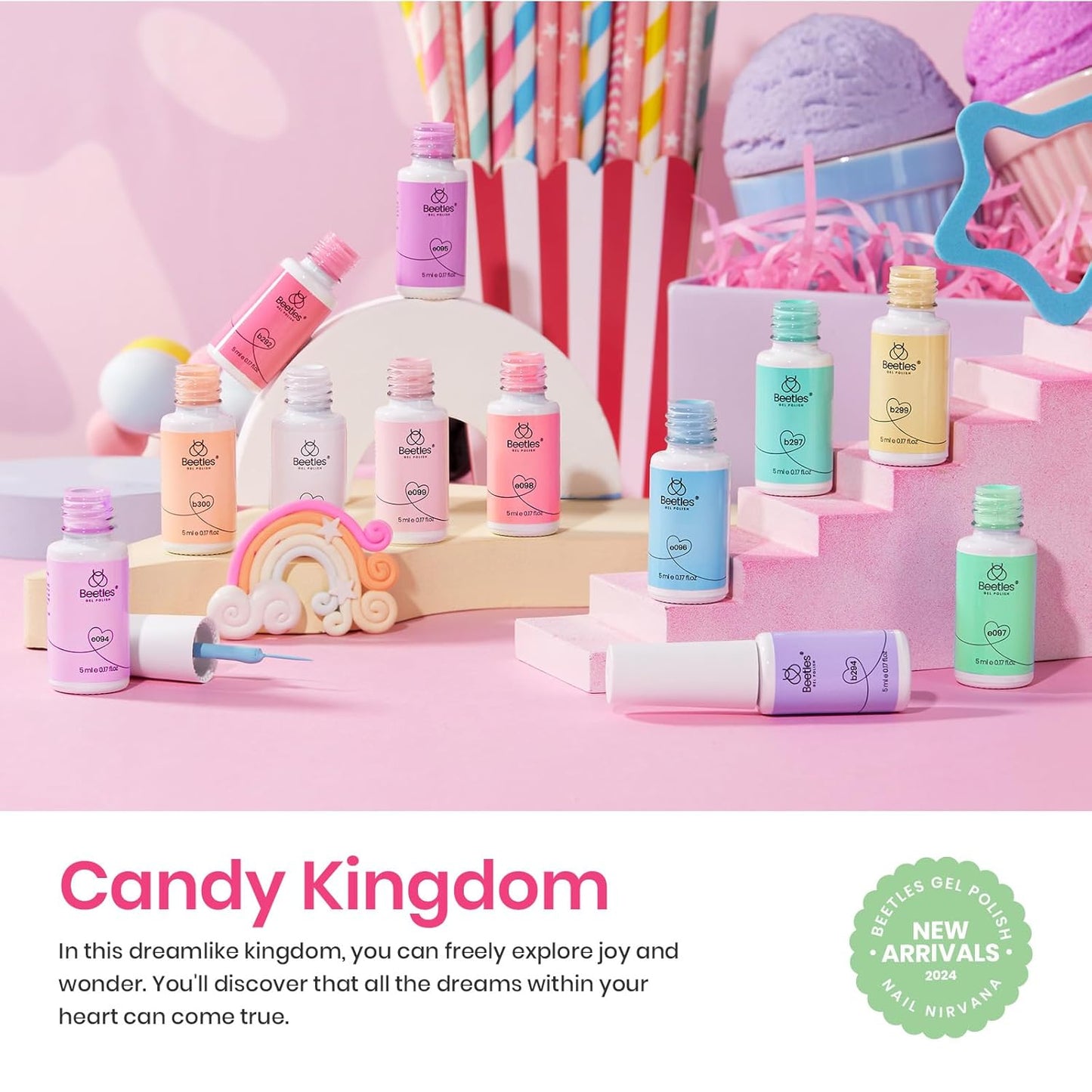 Beetles Pastel Gel Liner Nail Polish Set, 12 Colors Spring Sheer Pink Nude Blue Purple White Yellow Orange French Line Swirl Nail Art Gel Polish Soak Off Uv Lamp Manicure Gifts for Women-Velvo Beauty