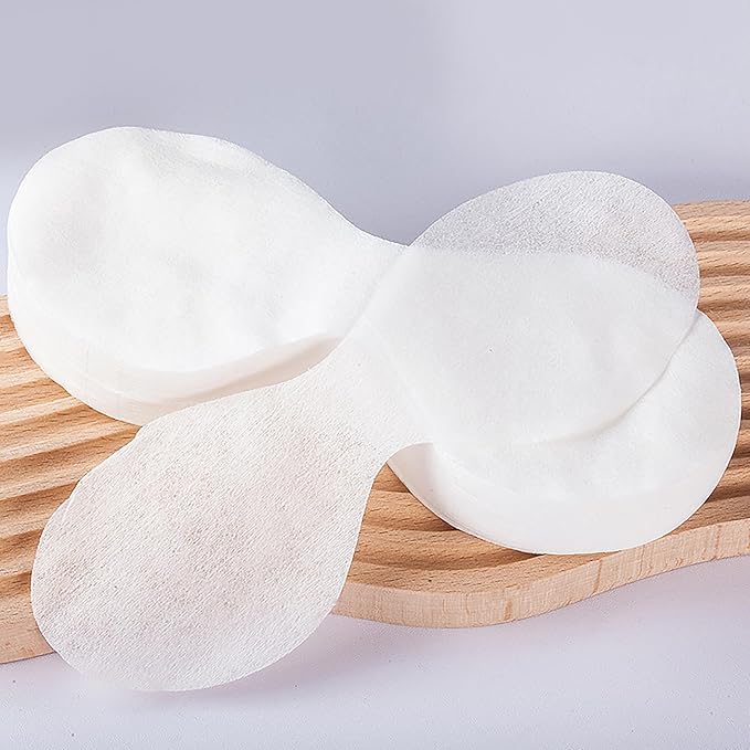100 Sheets Disposable Eye Mask Paper,Non Woven Eye Care Cotton,Eye Pads for Facials,Patches Paper Eye Covers,DIY Clear Eye Mask Paper Beauty Sheets for Makeup Skincare Spa Wrap Moisture Retention-Velvo Beauty