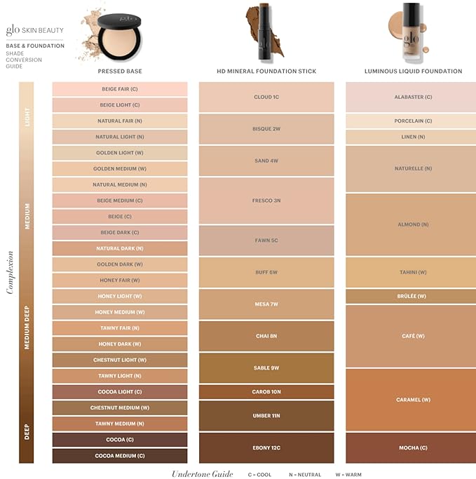 Glo Skin Beauty Luminous Liquid Mineral Foundation Makeup with SPF 18 (Caramel) - Improves Uneven Skin Tone, Smooths & Corrects Imperfections, Sheer to Medium Coverage, Dewy Finish-Velvo Beauty