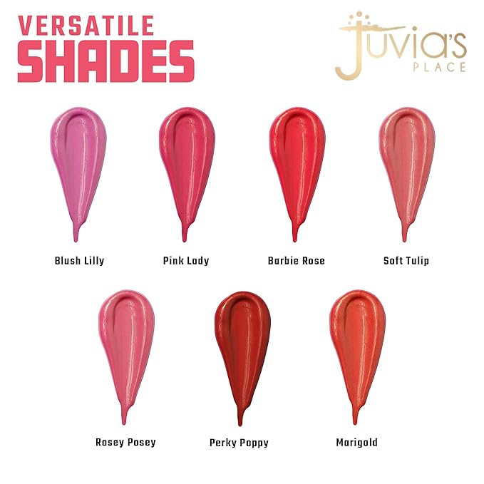Juvia's Place Blushed Liquid BlushLighter Marigold Glow - Liquid Blush for Cheeks with Luminous Glow, Long-Wearing, Buildable & Highly-Pigmented Makeup Blush, Easy to Blend Liquid Blush-Velvo Beauty