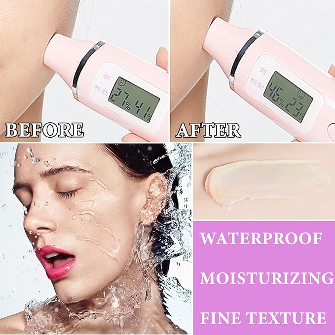 2Pcs Color Correcting Facial Serum,Isolation Cream,Pore Primer,Invisible Pore,Skin Tone Correcting,Moisturizing Concealer Foundation Face Makeup Brightening Primer Base-Velvo Beauty