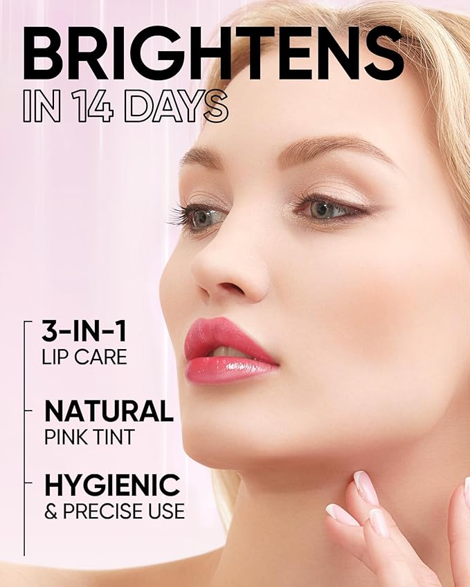 Hydrating Brightening Lip Serum, Nourishing Hydration Tinted Lip Stain, Plumping Lip Gloss with Polypeptide Squalane (00 Clear)-Velvo Beauty