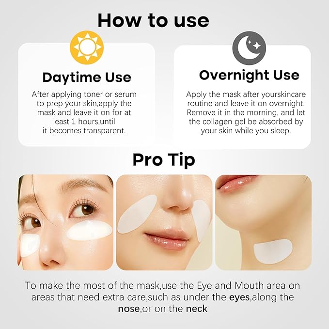 ISTON 4-in-1 Bio-Collagen Real Deep Mask Set -Plump Sagging Skin,Deep Hydration,Soothe & Repair,Nourish & Firm, Overnight Hydrogel Mask for All Skin Type-Velvo Beauty