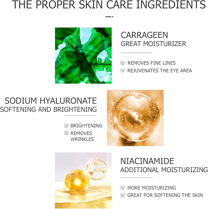 BIOAQUA Gold Elastic Soft Crystal Gel Eye Mask Hydrates Nourishes Moisturizing Face Skin Around The Eyes 12g x 5pcs-Velvo Beauty