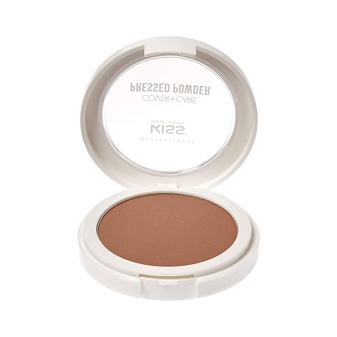 KISS Cover and Care Acne Control Pressed Powder- APP419 (Nutmeg)-Velvo Beauty