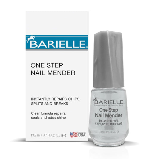 Barielle One Step Nail Mender .47 oz. - Repairs Split, Chipped and Damaged Nails Clear-Velvo Beauty