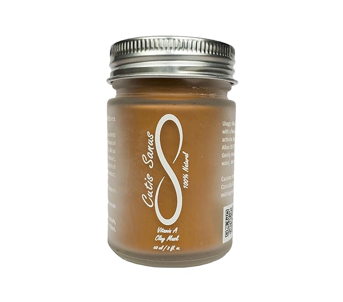 100% Natural Vitamin A Clay Mask 120g All Clay & No Water-Velvo Beauty