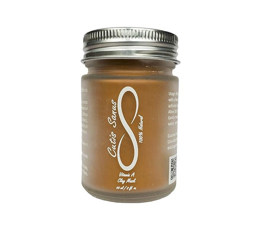 100% Natural Vitamin A Clay Mask 120g All Clay & No Water-Velvo Beauty