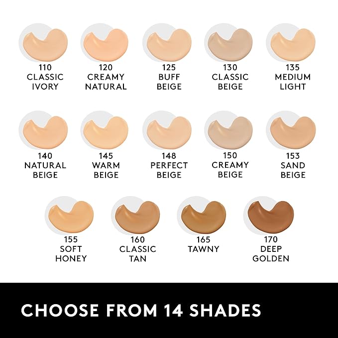 COVERGIRL Clean Liquid Foundation, Perfect Beige 148, Pack of 1-Velvo Beauty