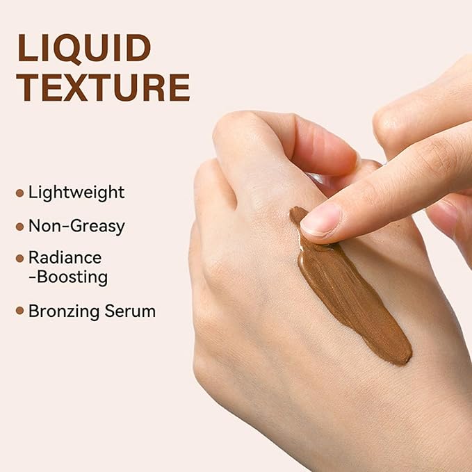 Butter Glow Bronzing Serum, Facial Bronzing Serum, Bronzing Drops For Face, Face Bronzing Drops, For Radiant, Natural, Sunkissed Complexion-Velvo Beauty