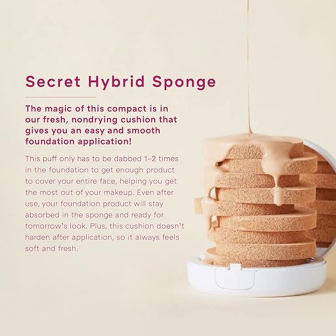 Missha Magic Cushion Moist Up No. 23 Natural Beige for light with neutral skin tone, Hydrating 3-in-1 Moisture Korean Cushion Foundation, Long-lasting, High Coverage, for All Skin Types-Velvo Beauty