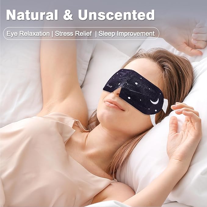15PCS Steam Eye Mask, No Scent, Self-Heating Eye Mask, Eye SPA Mask, Relieve Eye Strain Fatique, Dark Circles, Puffiness(15pcs)-Velvo Beauty