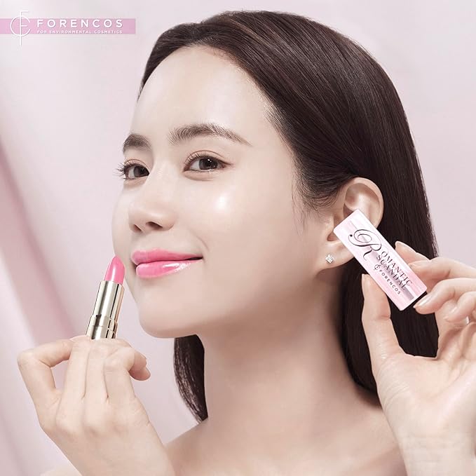 Tinted Lip Balm Hydrating 0.11 oz, Glow Pink Shade, Glossy High Pigmentation, Sheer and Smooth, Mositurizing, Natural Color (Pink Bouquet)-Velvo Beauty