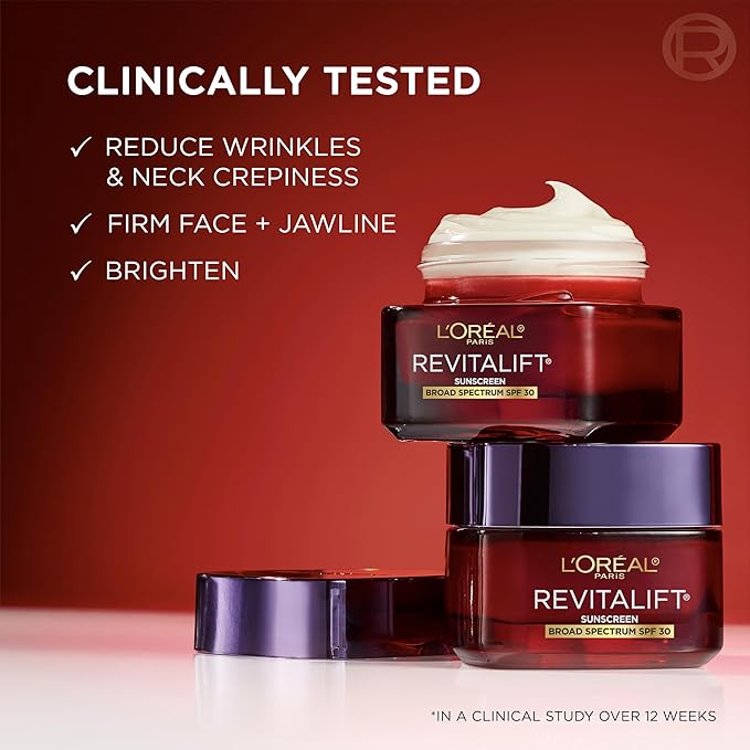 L'Oreal Paris Revitalift Triple Power Face and Neck Moisturizer, Anti Aging Face Cream with Broad Spectrum SPF 30, Pro-Retinol, Hyaluronic Acid and Vitamin C, 1 Kit-Velvo Beauty