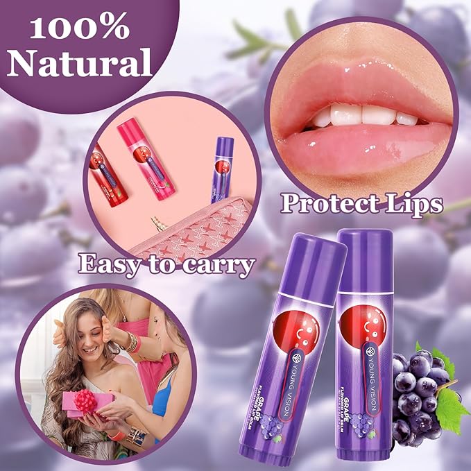 Lip Sleeping Mask Overnight Moisturizer Balm, Berry Lip Mask, Day and Night Repair Lip Balm for Improves Dryness Cracked, Moisturize Nourish Lip Scrubs Exfoliate Reduce Lip Lines (3pack)-Velvo Beauty