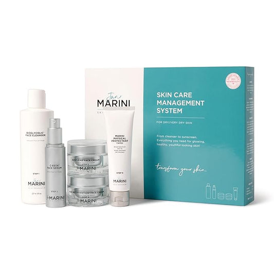 Jan Marini Skin Research Skin Care Management System - With Marini Physical Protectant Tinted SPF 45 - Dry/Very Dry Skin-Velvo Beauty