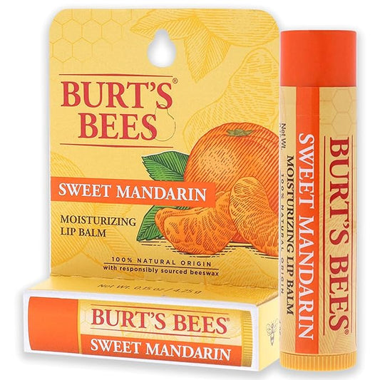 8 Pack Burt's Bees Sweet Mandarin Lip Balm-Velvo Beauty