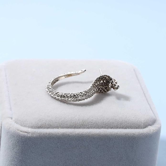 Vintage Snake Studs Earrings Gold Snake Dangle Earrings Animal Serpent Earrings Punk Cool Snake Earrings Jewelry for Women Girls Gifts-Velvo Beauty