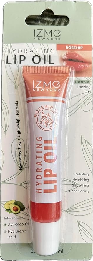 Lip Oil (Rosehip), 0.51 Fl Oz (Pack of 1)-Velvo Beauty