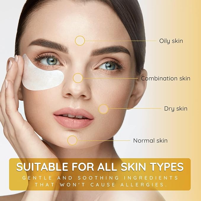 Enaskin Naturals Under Eye Patches for Dark Circles: Premium Gels Pads - Reduce Eye Bags, Wrinkles & Puffy - Skin Treatment Advanced Mask - Anti Aging & Face Moisturizer For Women, 10 Pairs (Black)-Velvo Beauty