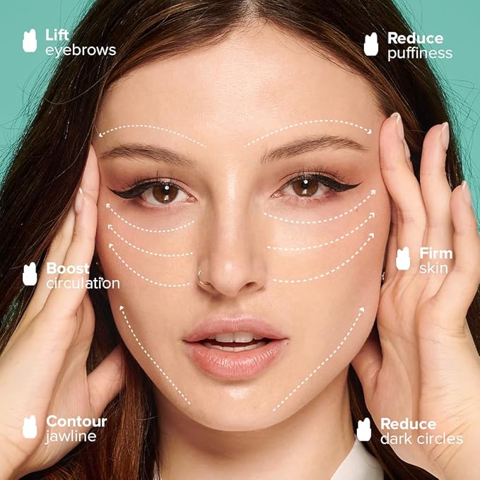 Contour Gua Cube - Gua Sha Face Massage Tool - Ice Roller for Sculpting, De-Puffing & Lymphatic Drainage - Face Ice Roller & Massager - Compact Skin Care Tools for Daily Skincare & Travel - Jade-Velvo Beauty