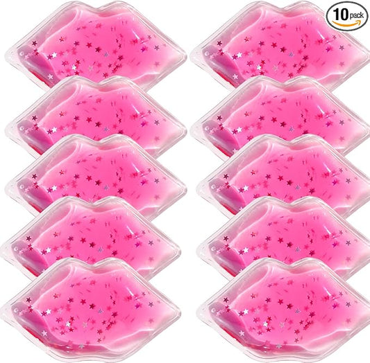 Eye Pad, Gel Eye Pad, Cooling Eye Pads, Gel Eye Mask,Gel Ice Pack, Cooling Ice Eye Masks, Hot Cold Eye Mask, Eye Ice Pack, Gel Eye Mask for Puffy Eyes, Migraine, Puffiness (10 pcs)-Velvo Beauty