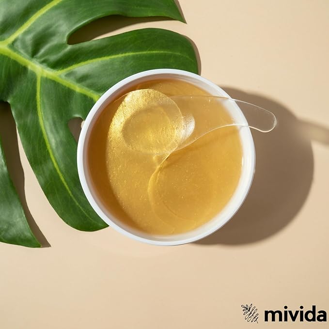 Caffeine & Hyaluronic-Acid Hydra-Gel Eye Pads - Anti Wrinkle Under Eye Patches, 60PCS | Gold Under Eye Patches For Puffy Eyes, Eye Bags and Wrinkles-Velvo Beauty