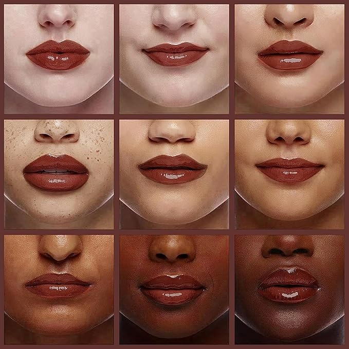 Hydrating Lip Glow Oil, Moisturizing Plumper Lip Gloss, Transparent Plumping Balm, Tinted Balm Care 0.2 OZ - 020 MAHOGANY-Velvo Beauty