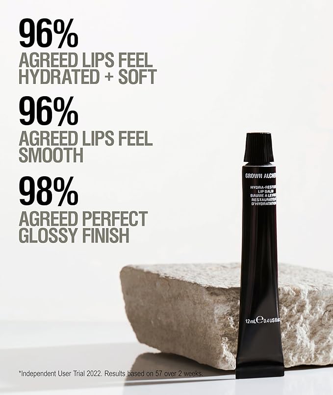 Grown Alchemist Hydra-Restore Lip Balm, Strawberry-Vanilla, 0.4 Ounce (12ml)-Velvo Beauty