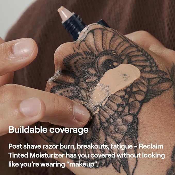 APOSTLE Reclaim Tinted Moisturizer for Men (7 Savanna La Mar) Niacinamide, Vitamin E, Squalane, Hyaluronic Acid, Tinted Face Moisturizer For Men.Hydrates, Evens Skin Tone 1 Fl. Oz.-Velvo Beauty