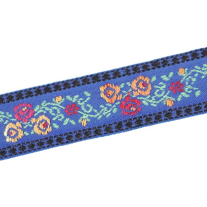 Boho Necklace Flower Choker Necklace Leaves Chain Necklace Jewelry for Women and Girls (Blue)-Velvo Beauty