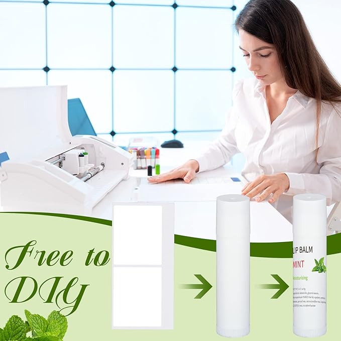 Demissle 150 Pcs Unlabeled Lip Balm Bulk Chapped Stick Blank Mini Lip Balm Gifts Moisturizing Lip Balms Favors for Women Homeless Wedding Bridal Shower Favors Baby Shower Guests Favors(Mint)-Velvo Beauty