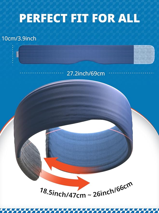 Sleep Mask, Eye Mask for Sleeping, Upgrade Ultra-Soft Blackout Eye Cover for Women Men, Wider Adjustable Strap for Side Sleeper, Travel, Nap, Yoga, Relief Eye, Blue-Velvo Beauty