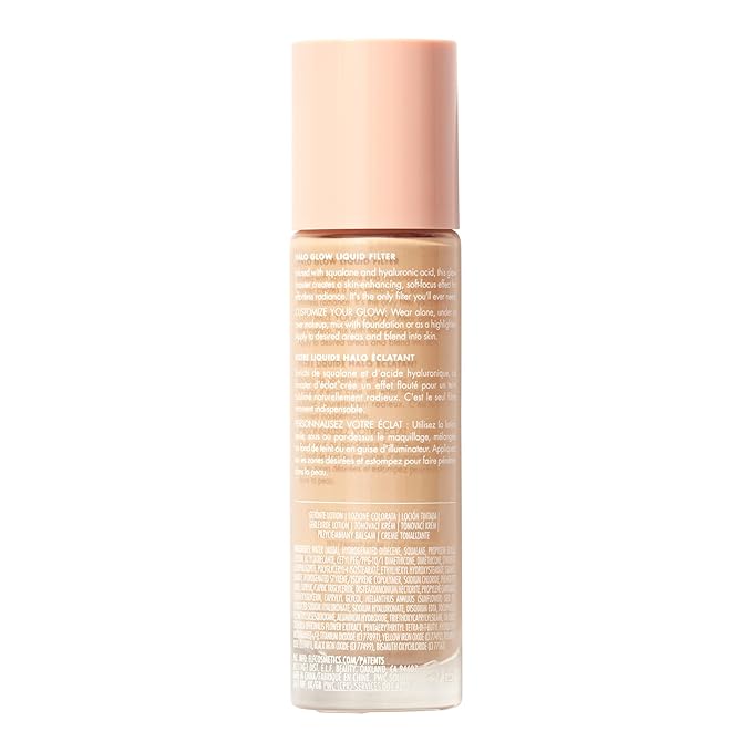e.l.f. Halo Glow Liquid Filter, Complexion Booster For A Glowing, Soft-Focus Look, Infused With Hyaluronic Acid, Vegan & Cruelty-Free, 0 Fair-Velvo Beauty