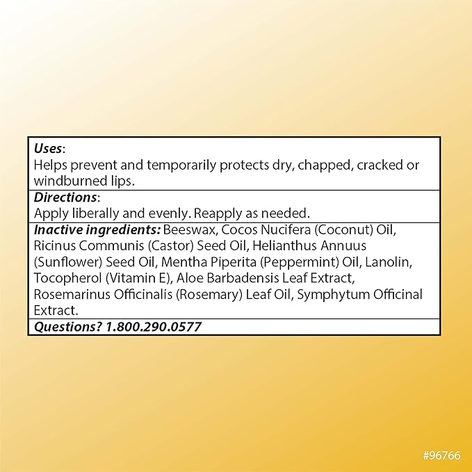 Quality Choice Beeswax Lip Balm All Natural 2 Tubes 0.15oz Each (1)-Velvo Beauty