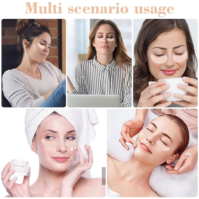 Reusable Silicone Eye Patches Mask Reduce Dark Circles Puffiness & Tired Eyes - 2 Refills Reusable Under Eye Patches for Adults Skincare Eye Treatment-Velvo Beauty