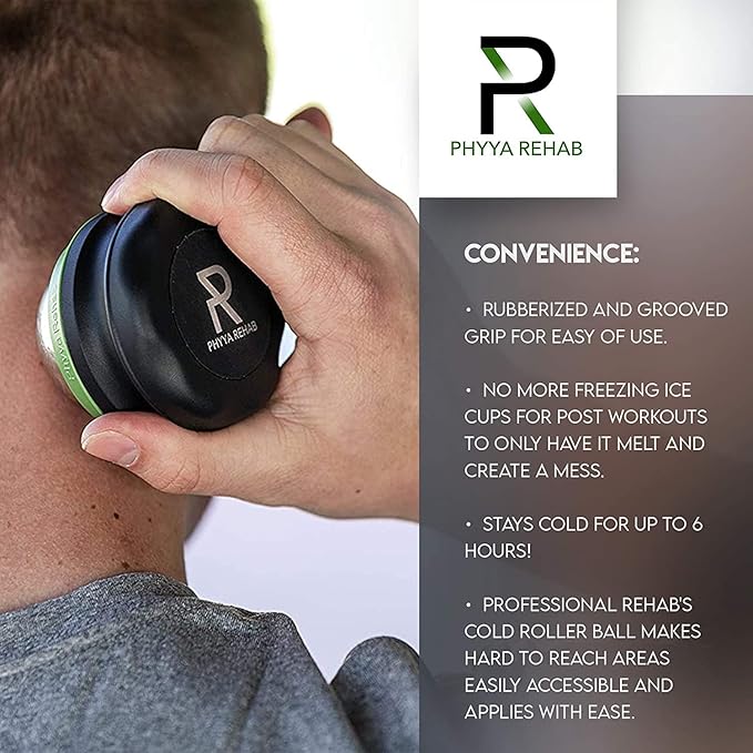 Massage Ice Roller Ball - Roller for Muscles Deep Tissue - Cold Therapy - Plantar Fasciitis Roller-Velvo Beauty
