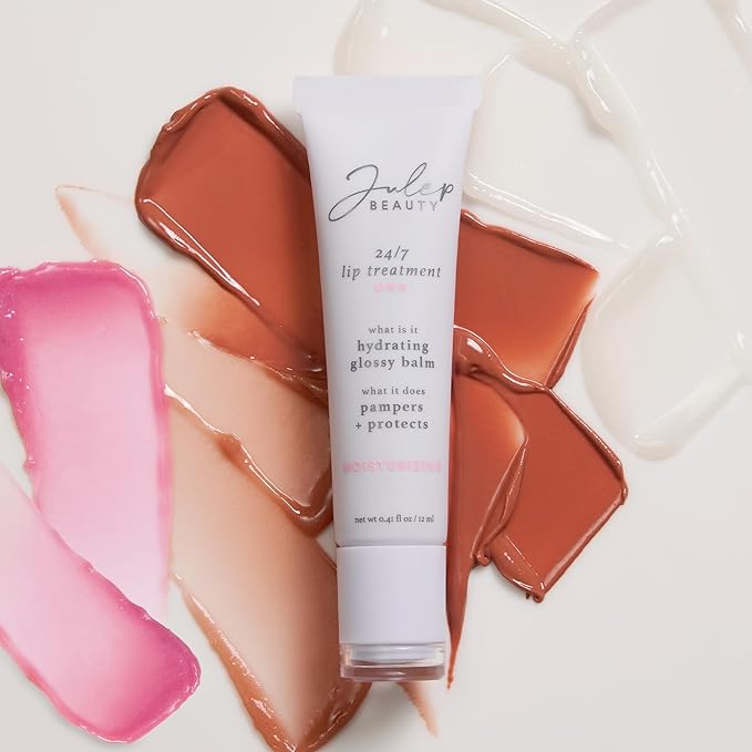 Julep 24/7 Lip Treatment – Hydrating & Glossy Lip Balm and Lip Sleeping Mask with Shea Butter – Moisturize, Protect & Soothe – Vegan & Cruelty-Free - Sheer Nude-Velvo Beauty