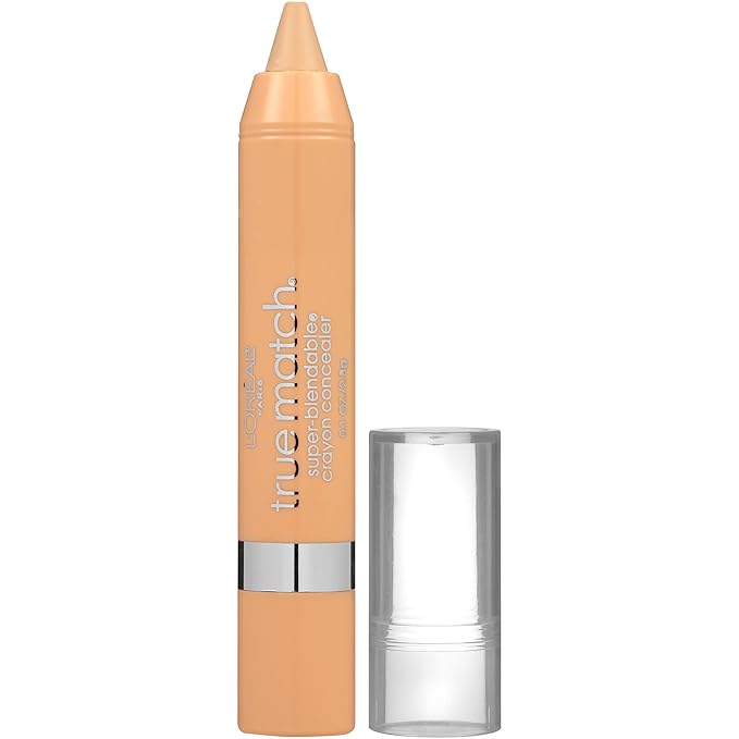 L'Oreal Paris True Match Super Blendable Crayon Concealer, Fair/Light Warm, 0.1 oz.-Velvo Beauty