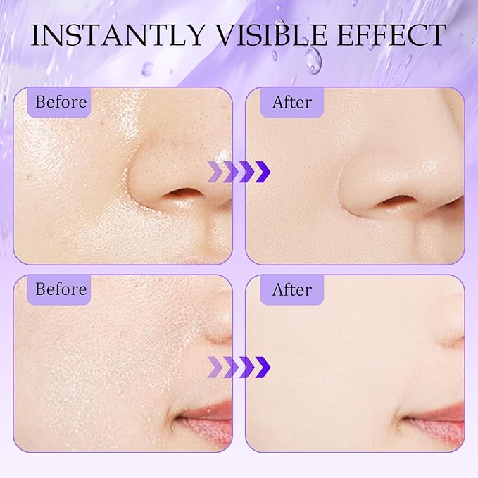 Chillab Lavender Matte Powder, Chillab Lavender Matte Powder Oil Control, Chillab Polvo Compacto with Mini Powder Puff, For Silky Blurring Oil Control Long-Lasting Makeup, Creates Soft -1PCS-Velvo Beauty