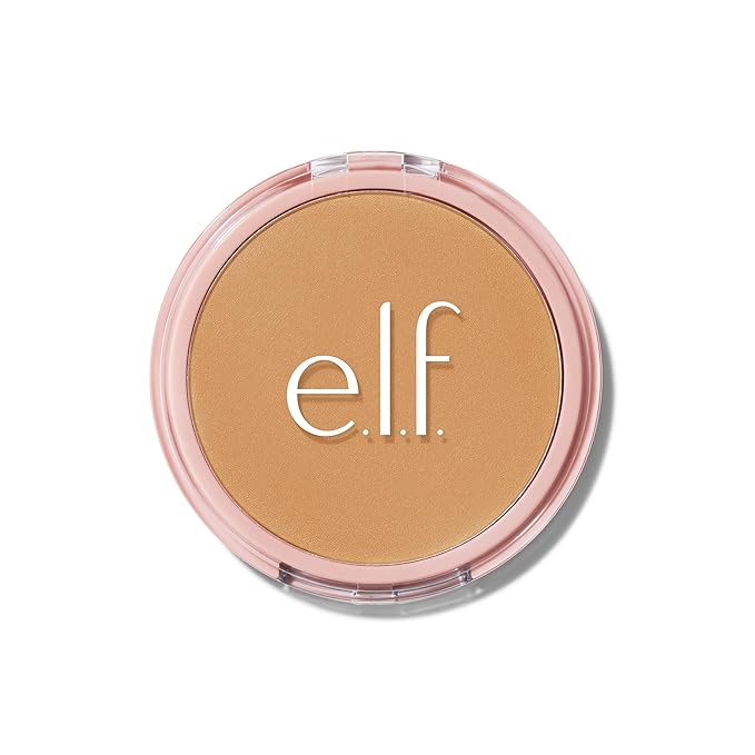 e.l.f. Halo Glow Powder Filter, Ultra-fine Finishing Powder, Smooths The Look of Pores & Fine Lines, Creates A Soft-Focus Glow, Vegan & Cruelty-Free, Tan Warm-Velvo Beauty