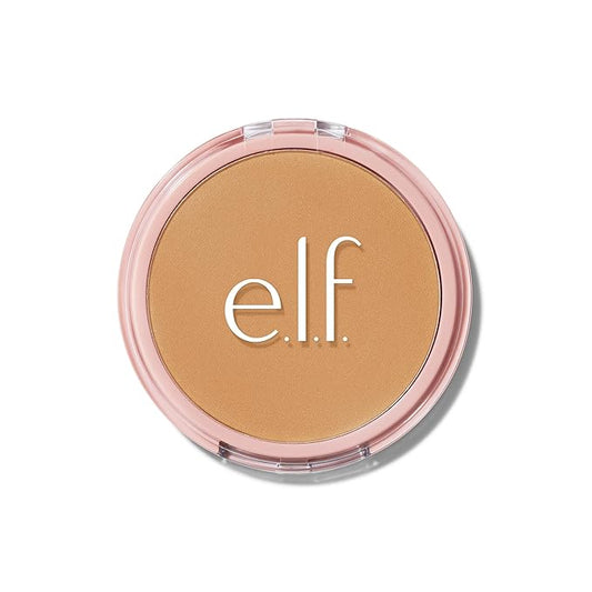 e.l.f. Halo Glow Powder Filter, Ultra-fine Finishing Powder, Smooths The Look of Pores & Fine Lines, Creates A Soft-Focus Glow, Vegan & Cruelty-Free, Tan Warm-Velvo Beauty