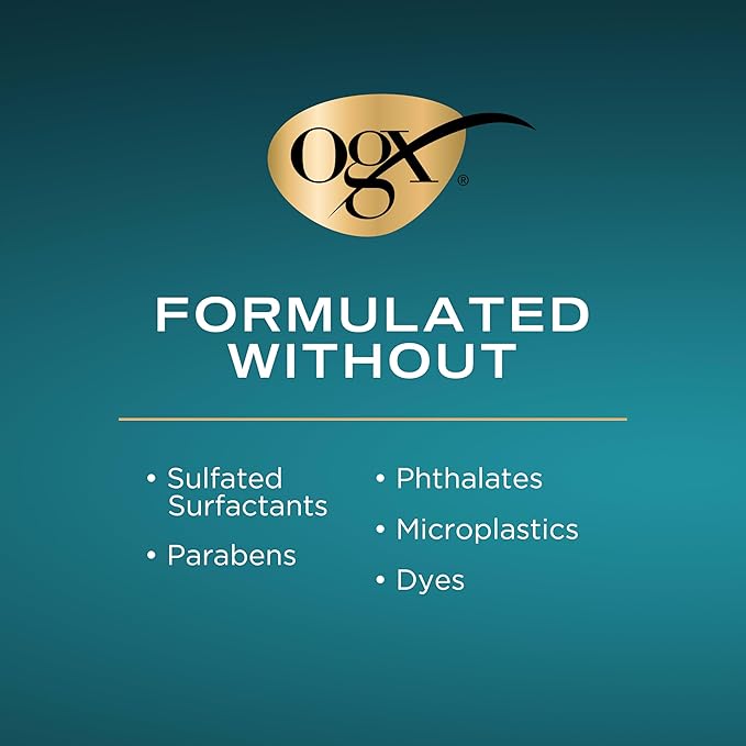 OGX Clarifying Strength + Rosemary Mint Shampoo, Clarifying Shampoo for Oily Hair Visibly Helps Remove Oil & Residue to Clear Away Buildup, Sulfate-Free Surfactants, 13 fl. oz-Velvo Beauty