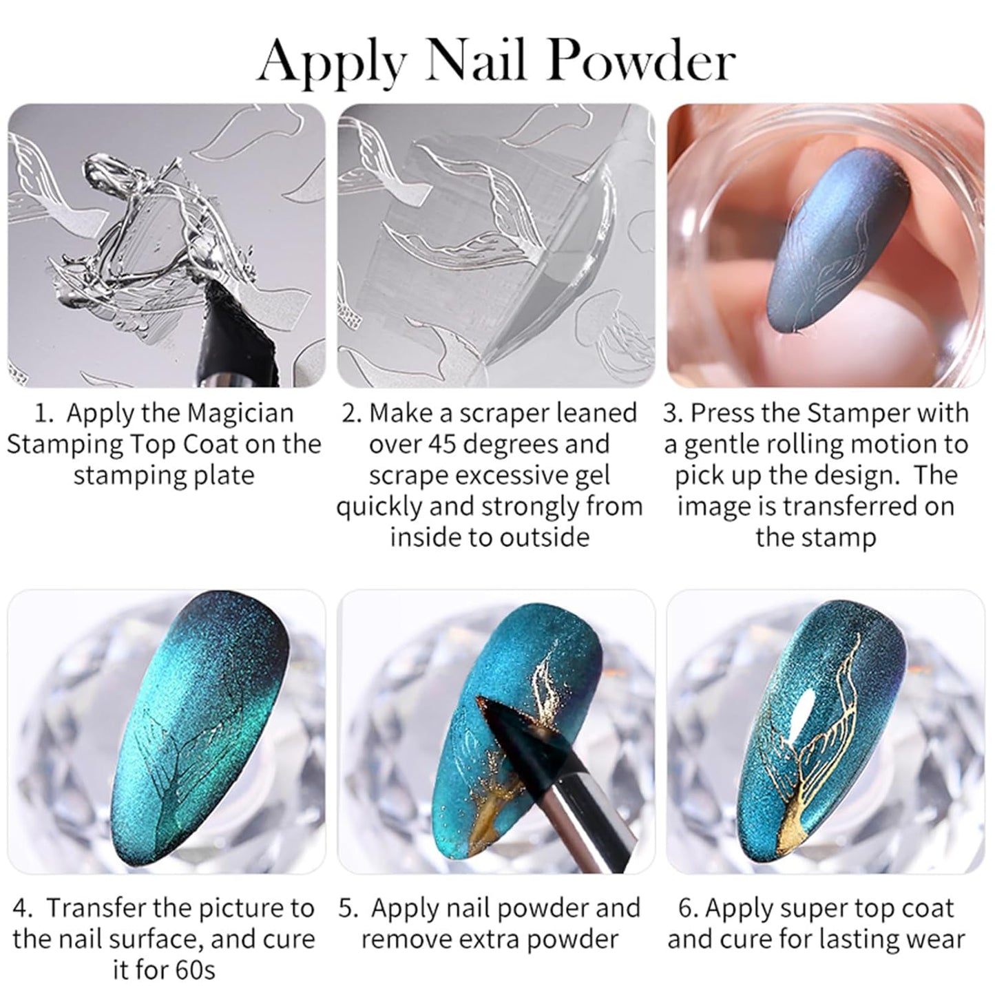 Born Pretty Magician Stamping Top Gel, Nail Stamping Gel Polish, Nail Art Stamping Gel, Nail Stamp for Nail Art Design-Velvo Beauty