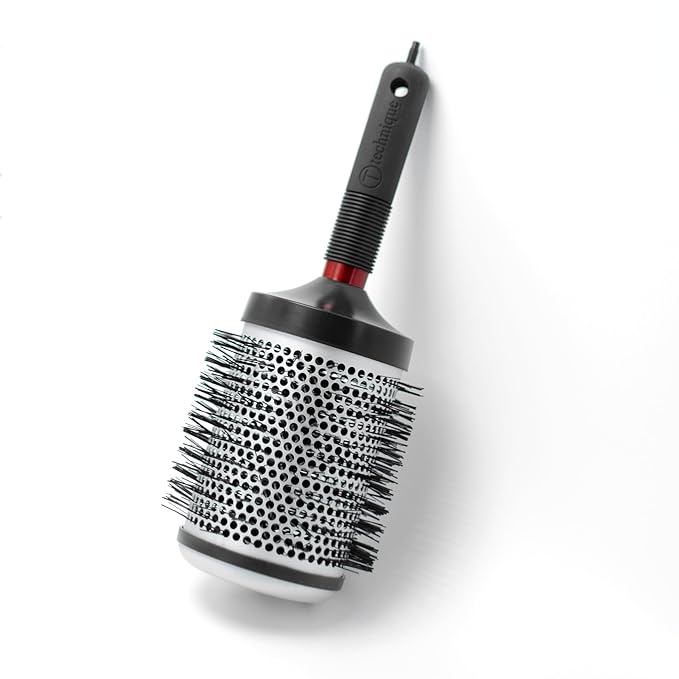 Cricket Technique Thermal Hair Brush #450 3.25” Curling, and Styling – Heat-Retaining Barrel with Anti-Static Tourmaline Bristles, Round Thermal Brush, Ideal for All Hair Types-Velvo Beauty